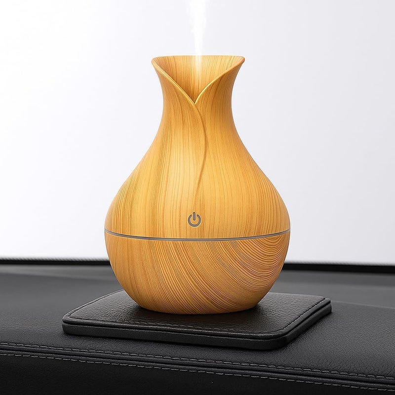 Fitto Relaxing Cool Mist Humidifier with Color Changing LEDs | Quiet Ultrasonic Humidifier for Bedroom, Office & Baby Room | Essential Oil Diffuser | Auto Shut-Off & Adjustable Mist Levels - Image 2