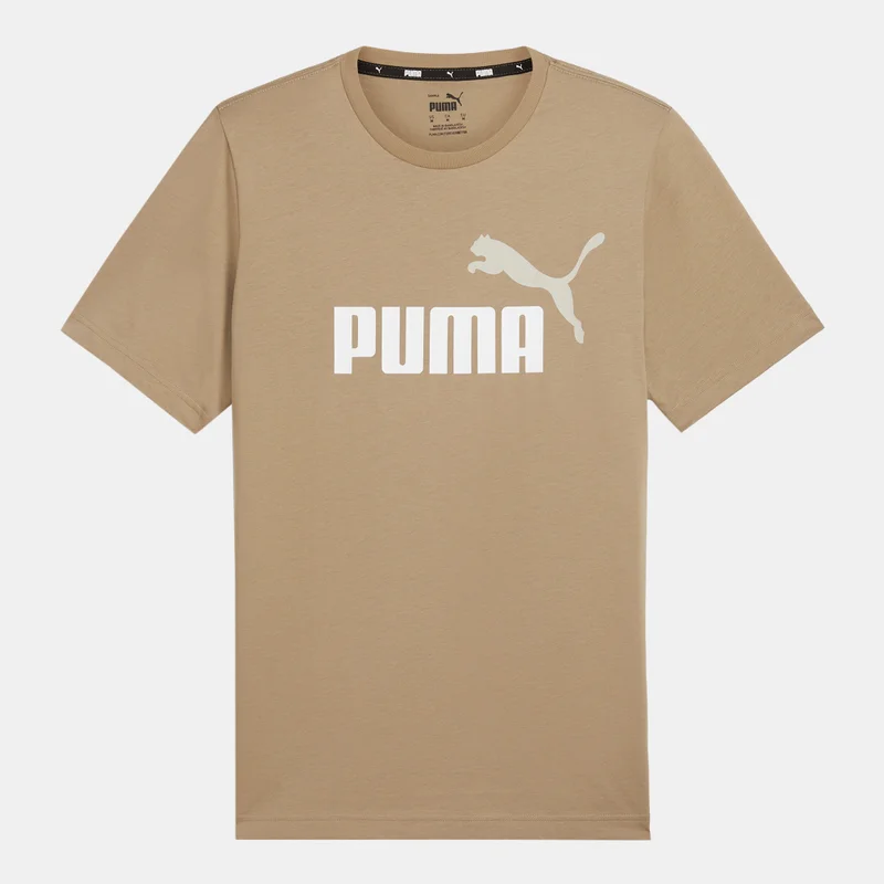 PUMA Men's Essentials+ 2 Colour Logo T-Shirt