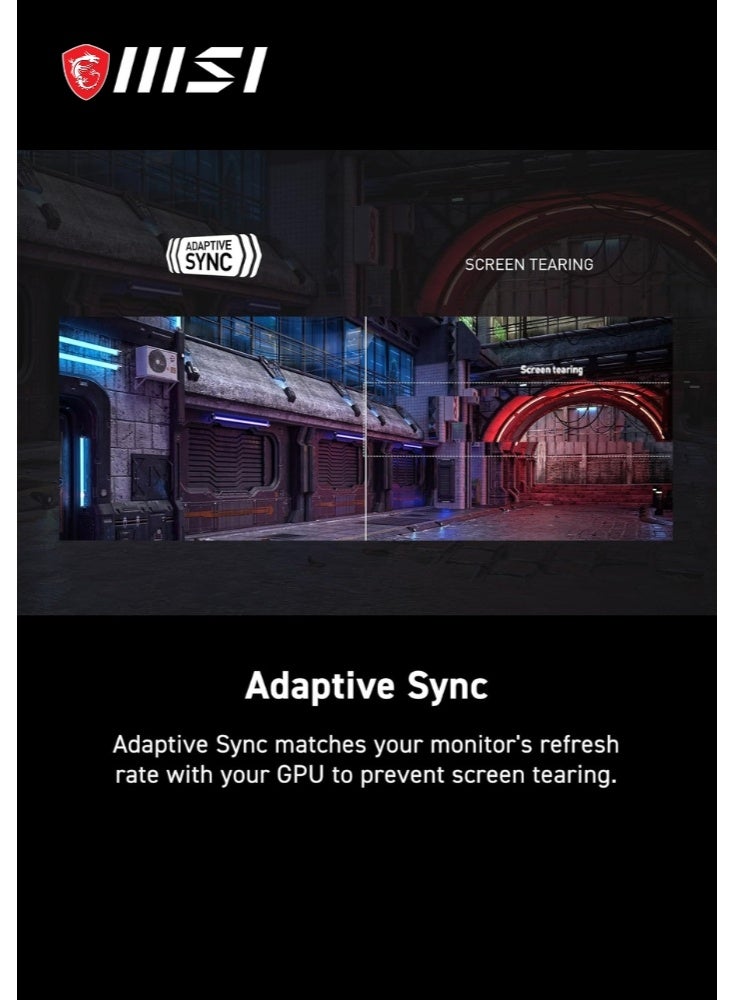 إم اس أي MAG 274QF X24 | 27-inch 2560 x 1440 (QHD) Gaming Monitor | 240Hz | Adaptive-Synch, HDMI, DisplayPort | VESA Mountable, Tilt, Height Adjustable | Speaker, 0.03ms | Black | 9S6-3CE41H-051 - Image 4