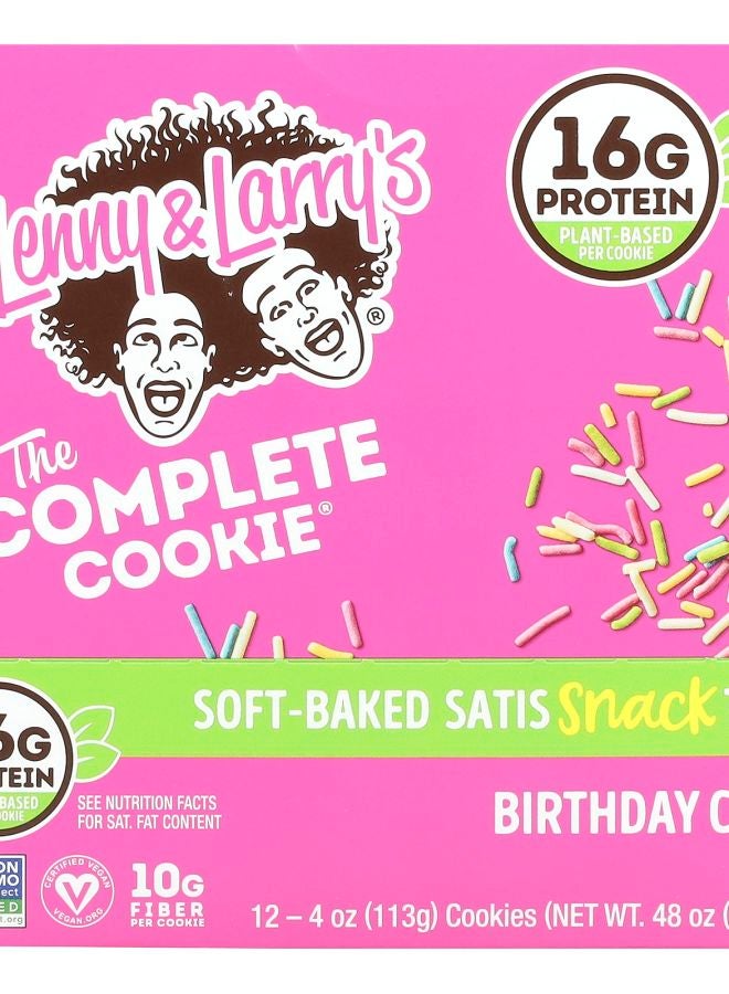 LENNY & LARRY'S The Complete Cookie® Birthday Cake 12 Cookies 4 oz (113 g) Each