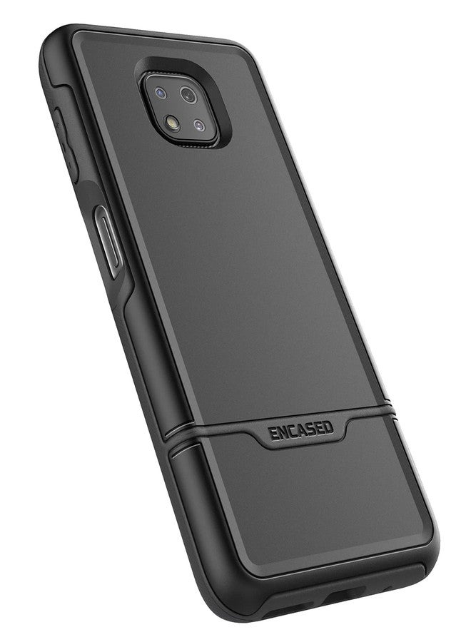 إنكاسد جراب متين لحماية هاتف Moto G Power 2021 (إصدار ريبيل) مع مشبك حزام، مصنوع من مواد عسكرية عالية الجودة، يغطي كامل الجسم (خاص بهاتف Motorola G Power 2021 فقط) باللون الأسود - Image 3