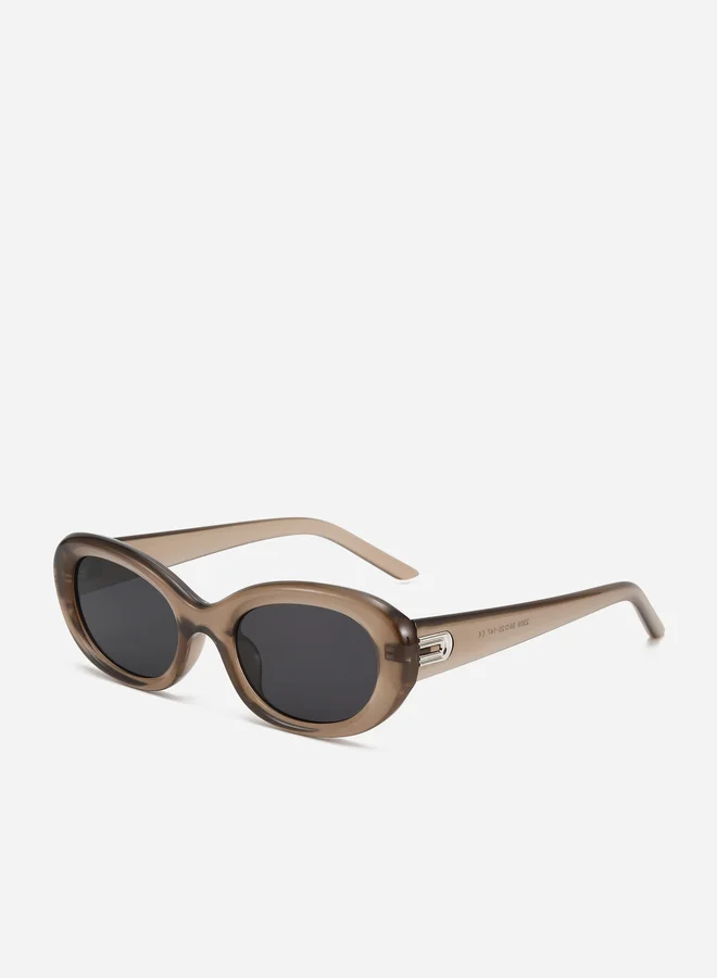ستايلي Styli Plain Saddle Nose Round Sunglasses