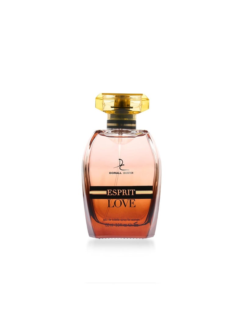 DORALL COLLECTION ESPRIT LOVE BY DORALL COLLECTION PERFUME FOR WOMEN 33 OZ  100 ML EAU DE PARFUM SPRAY 
