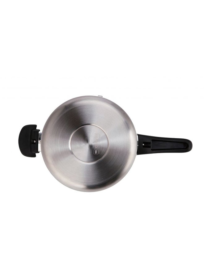 DANUBE HOME 3Liters Chef'S Delight Long Handle Stainless Steel Pressure Cooker – Durable Fast Cooking Pot For Gas & Induction, Safe Locking Lid, Heavy-Duty Kitchen Cookware For Home & Restaurant Use - 3L Silver - Image 4