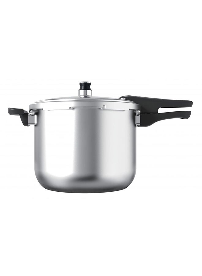 DANUBE HOME 3Liters Chef'S Delight Long Handle Stainless Steel Pressure Cooker – Durable Fast Cooking Pot For Gas & Induction, Safe Locking Lid, Heavy-Duty Kitchen Cookware For Home & Restaurant Use - 3L Silver - Image 1