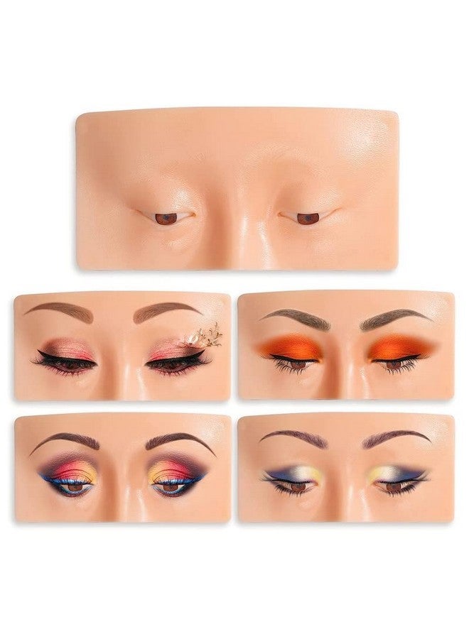 Fameza FAMEZA_1 PCS Makeup Practice Board, Makeup Practice Face Include a Mini Cleaner for Professional Makeup Artist Students and Beginners to Practice Eye Makeup Face Gift Packaging (1 Pack? - Image 1