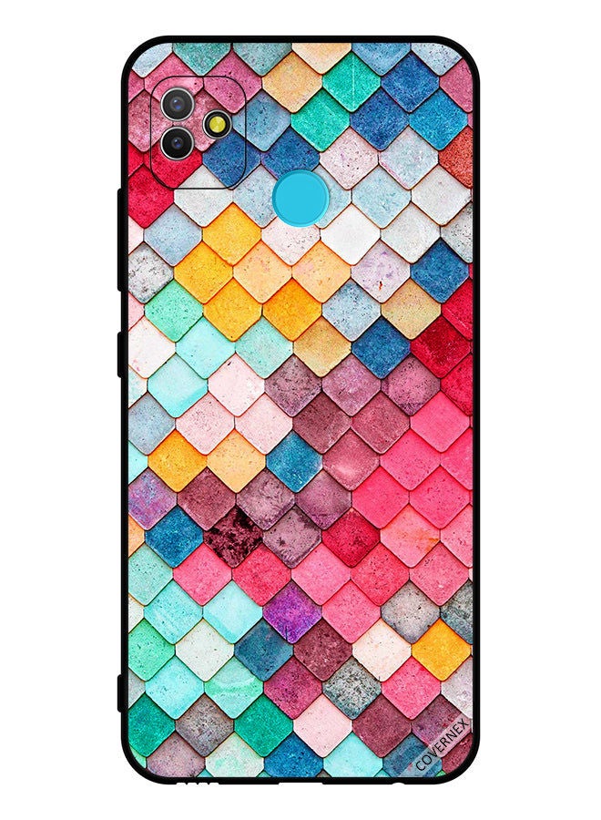 Covernex Protective Case Cover For Tecno Pop 5 Diamond Square Shape Pattern - Image 1