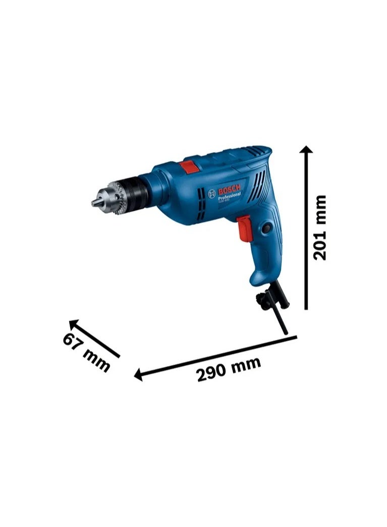 BOSCH GSB 600 Professional Impact Drill – 600W Heavy-Duty Power Tool | 13mm Chuck | Drilling in Concrete, Metal & Wood - Image 4