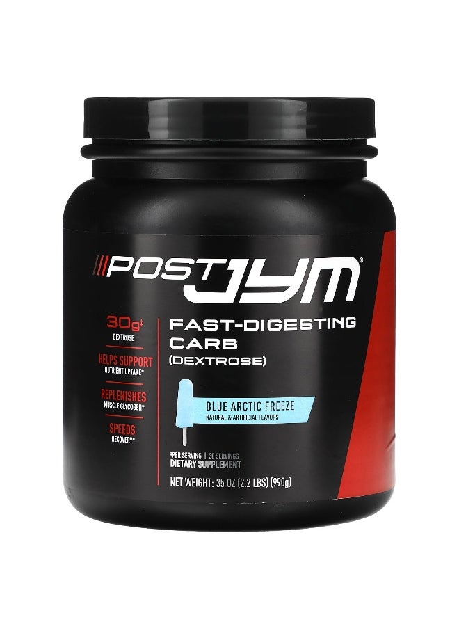 JYM Supplement Science - JYM Supplement Science, Post JYM, Fast-Digesting Carb, Blue Artic Freeze, 2.2 lbs (990 g) - Image 1