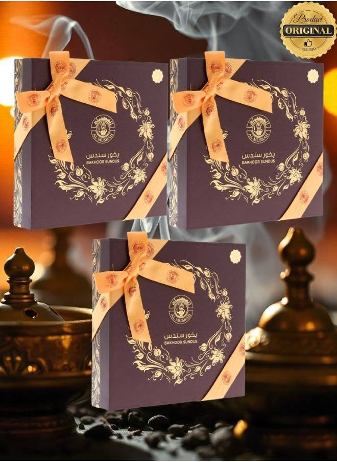 almusbah perfumes 3 Pieces Bakhoor Sundus 180g  - Image 1