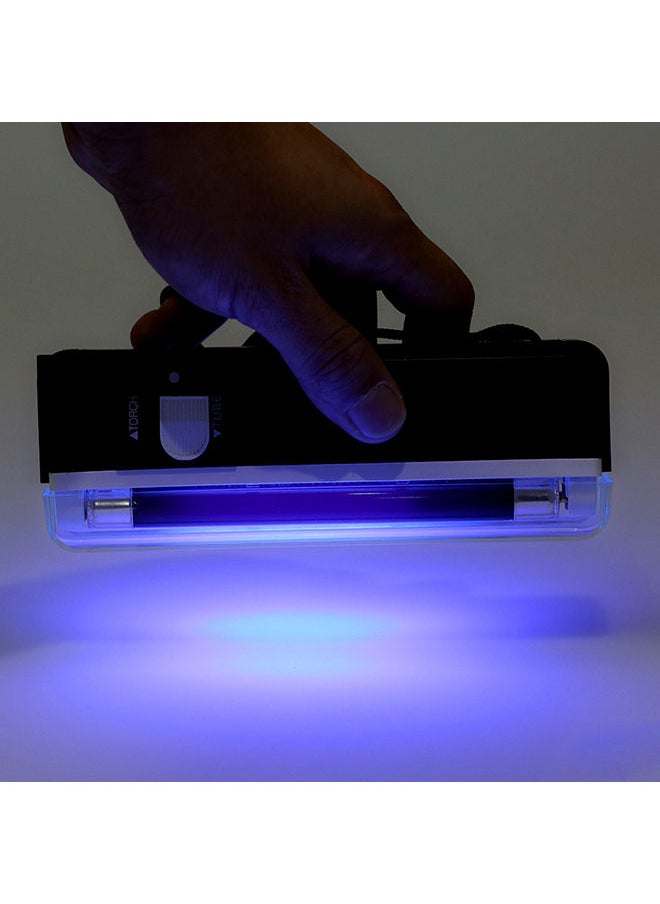 NIBEMINENT Portable Handheld UV Light Torch Lamp Black/Clear  - Image 2