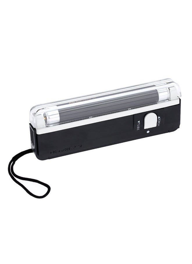 NIBEMINENT Portable Handheld UV Light Torch Lamp Black/Clear  - Image 5