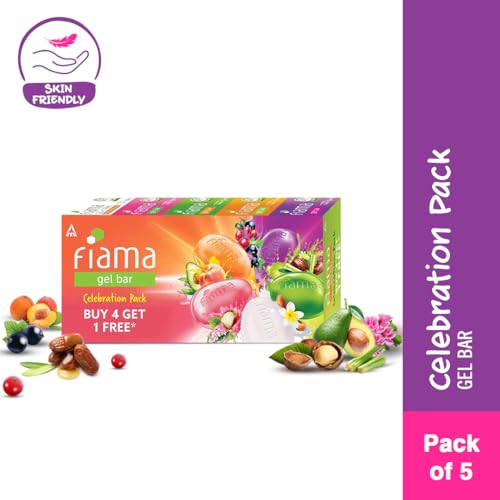Fiama Gel Bar Celebration Pack with 5 unique Gel Bars, 125g (Buy 4 get 1 Free) - Image 2