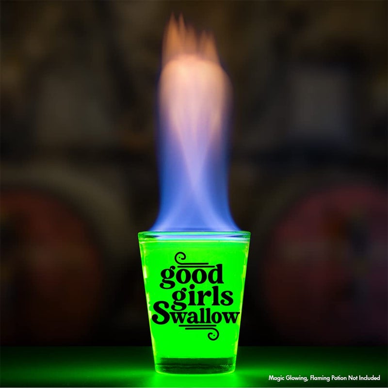 Make Em Laugh Good Girls Swallow Cute Shot Glass for Her - Funny Shot Glasses for Women - Hilarious Bachelorette Party Gift - Drinking Glasses & Novelty Shot Glasses for Girls (1) - Image 3