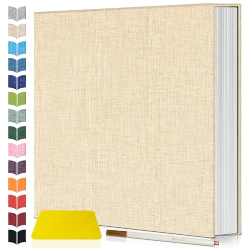 Artfeel Photo Album Self Adhesive ScrapbookLarge Photo Book for 4x65x78x10 PicturesDIY Album for Baby Wedding Family Travel Birthdaywith Metallic Pen and Scraper - Image 1