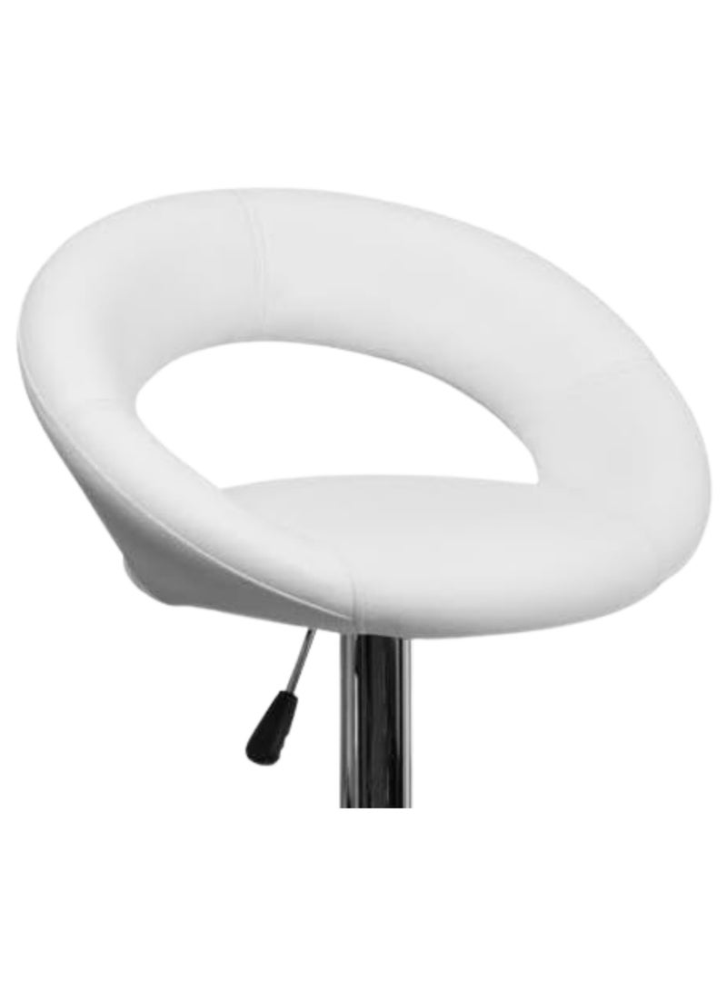 بكسل للأثاث مجموعة 2 كرسي بار من بكسل الأثاث قابل للتعديل بتصميم عصري ونمط دوار من الجلد لمطبخ المنزل بمسند للظهر والقدمين - Image 2