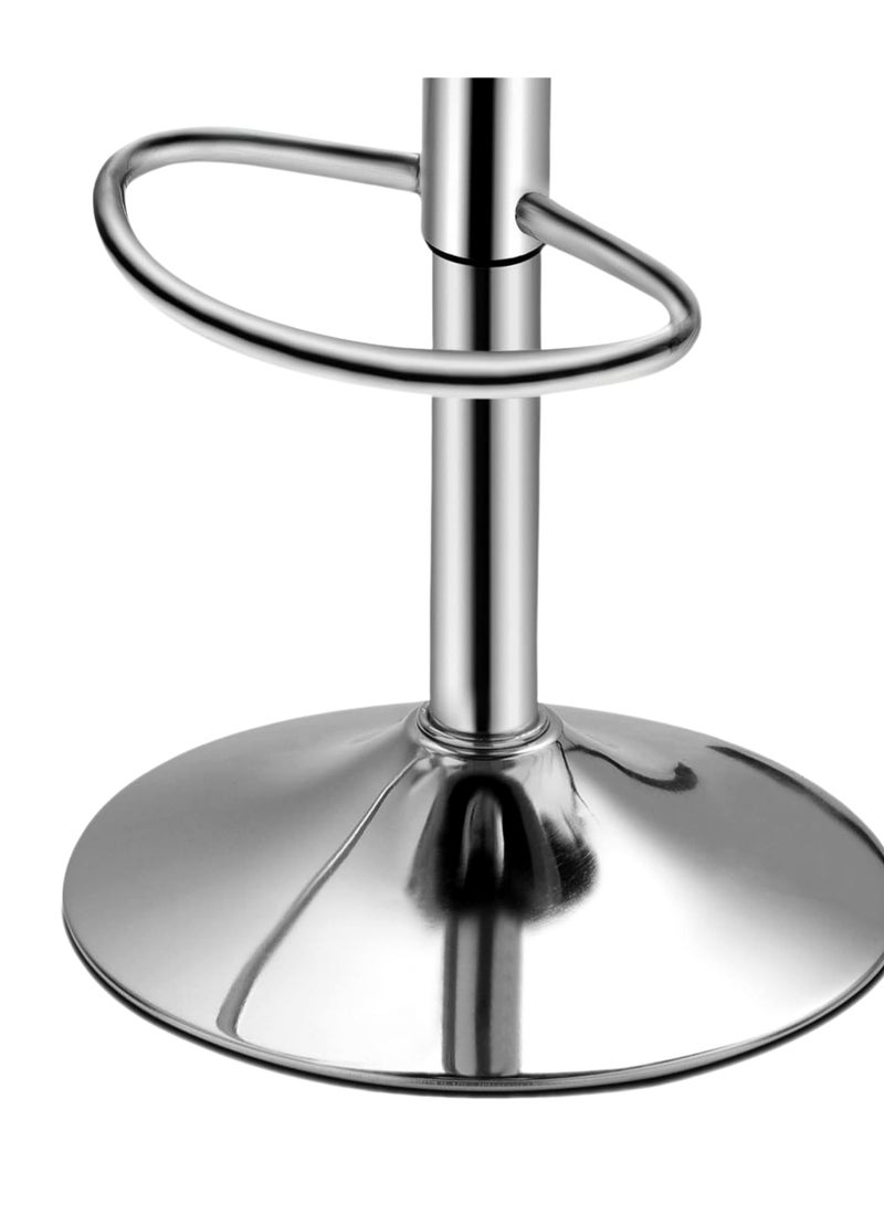 بكسل للأثاث مجموعة 2 كرسي بار من بكسل الأثاث قابل للتعديل بتصميم عصري ونمط دوار من الجلد لمطبخ المنزل بمسند للظهر والقدمين - Image 5