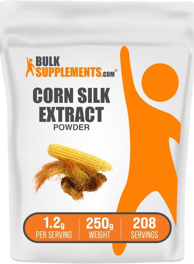 BULKSUPPLEMENTS.COM .com Corn Silk Extract Powder - Corn Silk Supplement, Zea Mays Extract, Corn Silk Powder - Herbal & Gluten Free, 1200mg per Serving, 250g (8.8 oz) (Pack of 1) - Image 1