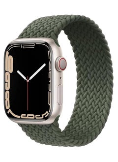 Braided Solo Loop Band Compatible with Apple Watch 49mm 45mm 44mm 42mm, Nylon Replacement Wristband for iWatch Series SE 9/8/7/6/5/4/3/2/1/Ultra/Ultra 2
