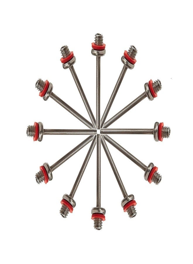 CRAZX Ball Pump Needle Made with Stainless Steel - Ideal for Blowing Up Football, Basketball, Soccer, Volleyball, Netball, Handball, Waterpolo Balls, and All Other Sports (12) - Image 1