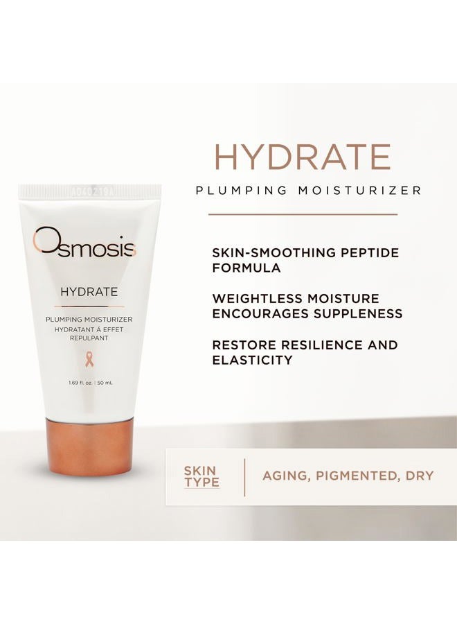 Osmosis HYDRATE Plumping Facial Moisturizer with Shea Butter, Skin-Soothing and Firming for Aging, Pigmented, Sensitive, Dry, and Irritated Skin, 1.69 Fl Oz - Image 2