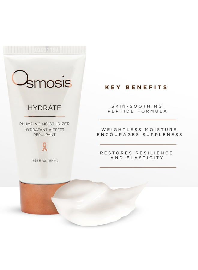 Osmosis HYDRATE Plumping Facial Moisturizer with Shea Butter, Skin-Soothing and Firming for Aging, Pigmented, Sensitive, Dry, and Irritated Skin, 1.69 Fl Oz - Image 3