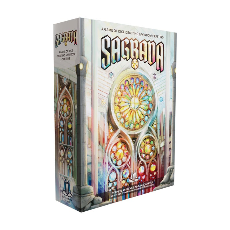 Floodgate Games Sagrada Board Game | Family Game for Kids and Adults | Dice Drafting and Placement Strategy Game | Ages 10+ | 1 to 4 Players Remastered Edition - Image 1