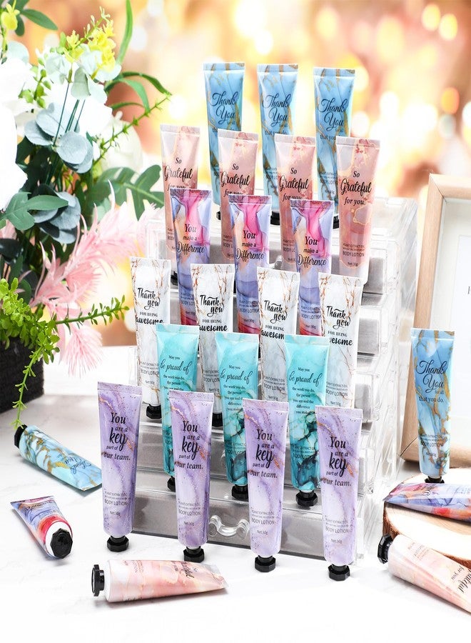 Siifert 36pcs Mini Body Lotion Bulk Employee Appreciation Gifts in Bulk Mother's Day Travel Size Body Lotion Thank You Inspirational Gifts for Coworker Employees Team Women Moisturizing Staff - Image 2