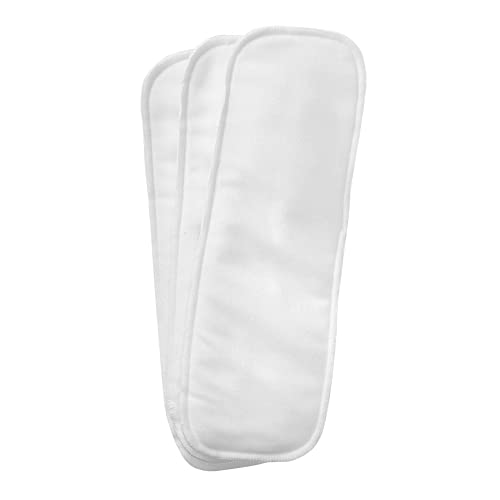 Bumberry Baby Wet Free Cloth Diaper Inserts/Soakers/Liners - Reusable Washable for Cloth Diapers/Diaper Covers/Pocket Diapers 0-6 months (Pack of 3, Small) - Image 1