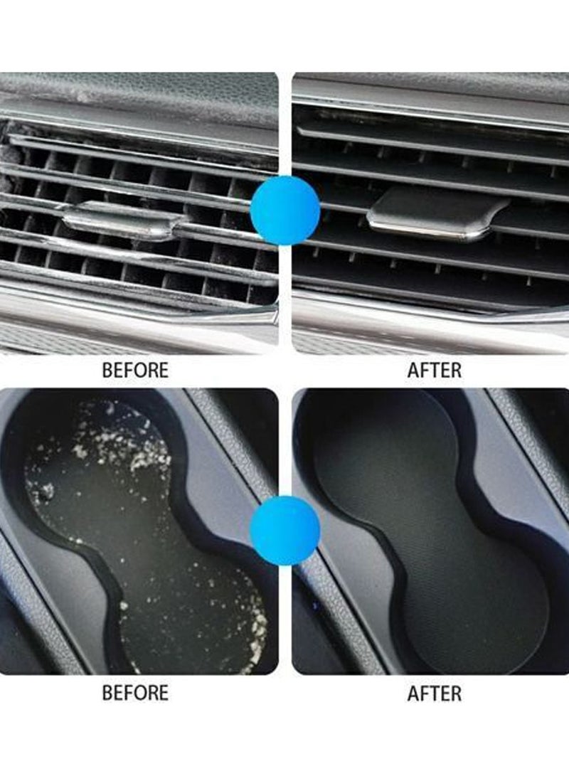 عجينة التنظيف السحرية متعددة الاغراض للاستخدام السهل و السريع خامة سيليكون ممتازة صغيرة الحجم وسهلة التخزين قطعتين - Image 3