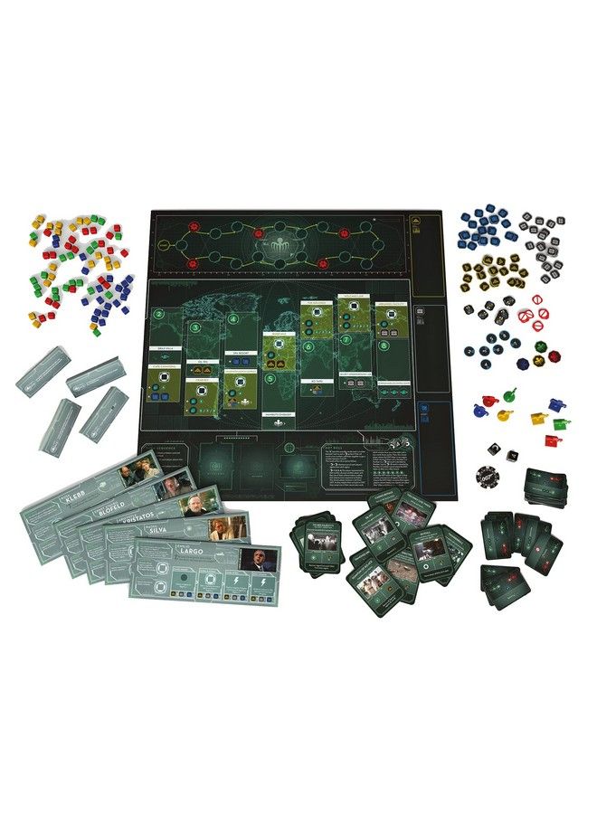Modiphius Entertainment لعبة Spectre The Board Game؛ لعبة Spy Vs. Spy On The James Bond Movies للكبار والصغار؛ مناسبة للأعمار من 14 عامًا فأكثر؛ 24 لاعبًا؛ متوسط وقت اللعب 2045 دقيقة؛ من إنتاج Modiphius Entertainment - Image 5