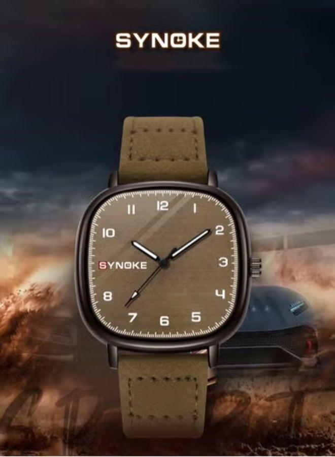SYNOKE Men's Fashion Retro Sports Waterproof Quartz Watch - Image 4