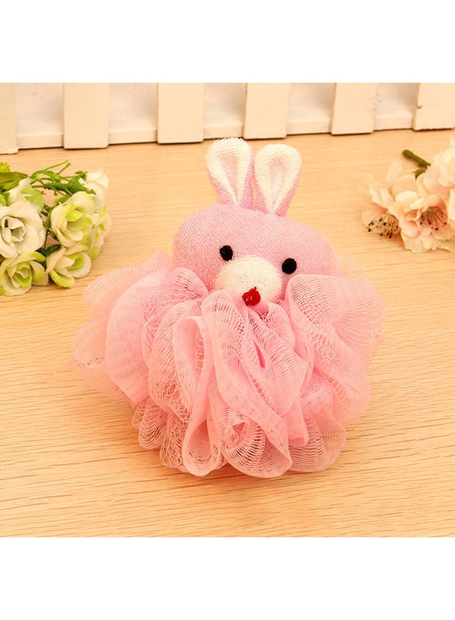 NIBEMINENT Cute Animal Bath Sponge Shower Loofah Pink 13cm  - Image 2