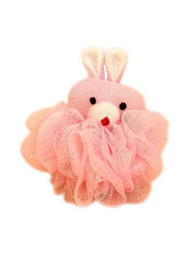 NIBEMINENT Cute Animal Bath Sponge Shower Loofah Pink 13cm  - Image 1