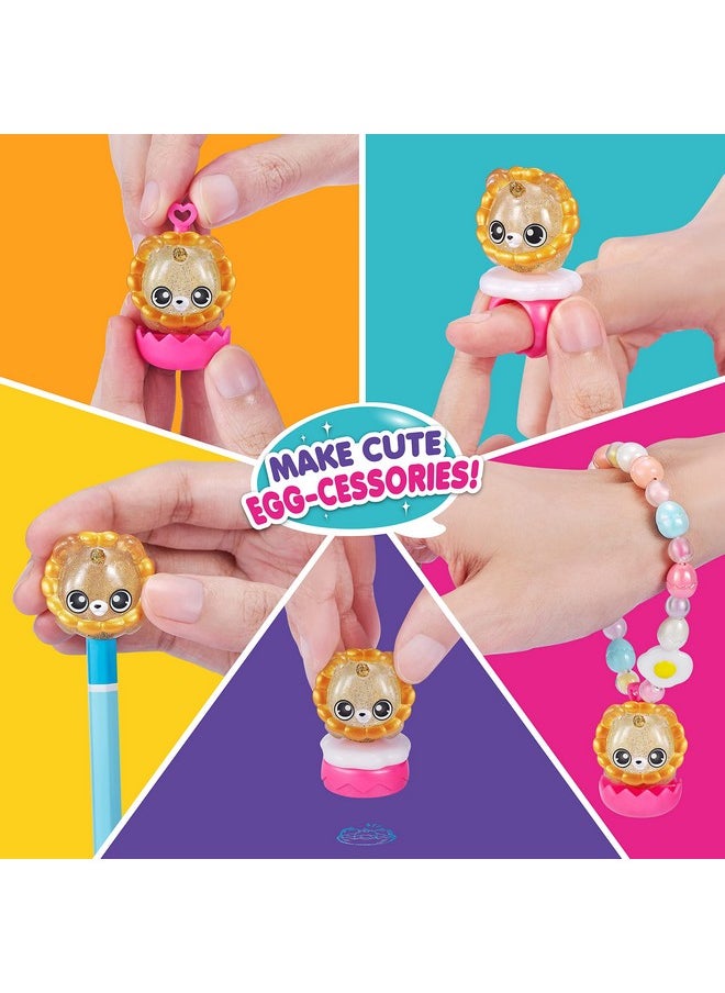 Rainbocorns Eggzania Surprise Mania Series 1 (Unicorn) By Zuru, Collectible Plush Stuffed Animal, Surprise Eggs, 5 Mini Eggs, Stickers, Diy Jewelry, Slime, Ages 3+ For Girls, Children  - Image 5