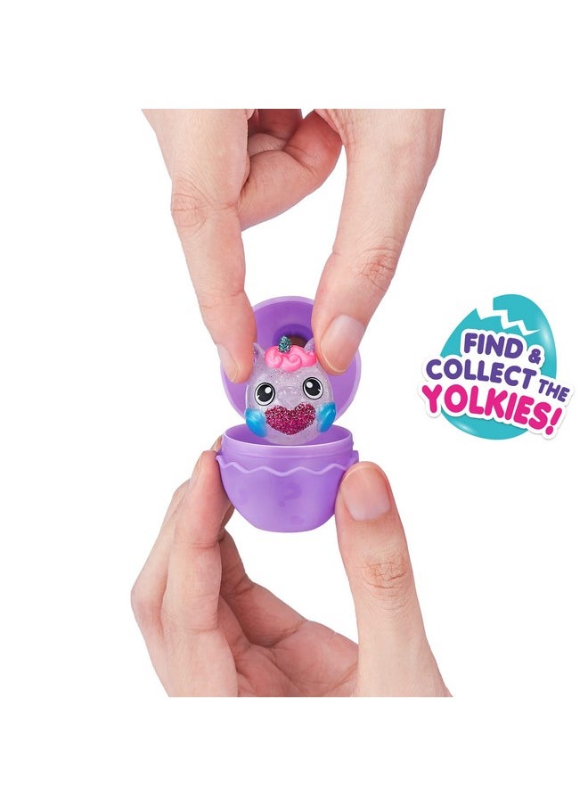 Rainbocorns Eggzania Surprise Mania Series 1 (Unicorn) By Zuru, Collectible Plush Stuffed Animal, Surprise Eggs, 5 Mini Eggs, Stickers, Diy Jewelry, Slime, Ages 3+ For Girls, Children  - Image 3