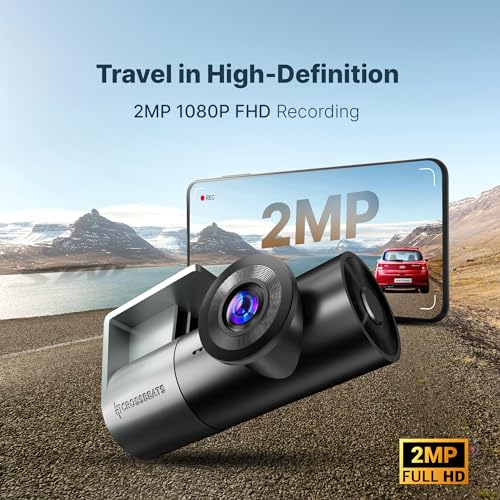 Crossbeats RoadEye Neo| New Launch| 2K FHD+ Dash Cam for Car| WiFi APP Mic Loop Record| 170° Wide Angle Dashcam for Car|Rotating Cabin Camera| Night Vision| Supercapacitor Dash Camera 1TB (2025 Model) - Image 2