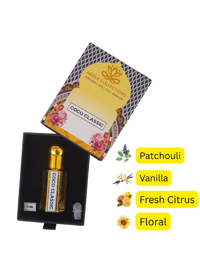 ABEER COLLECTIONS COCO CLASSIC PERFUME OIL 12ML - Image 3