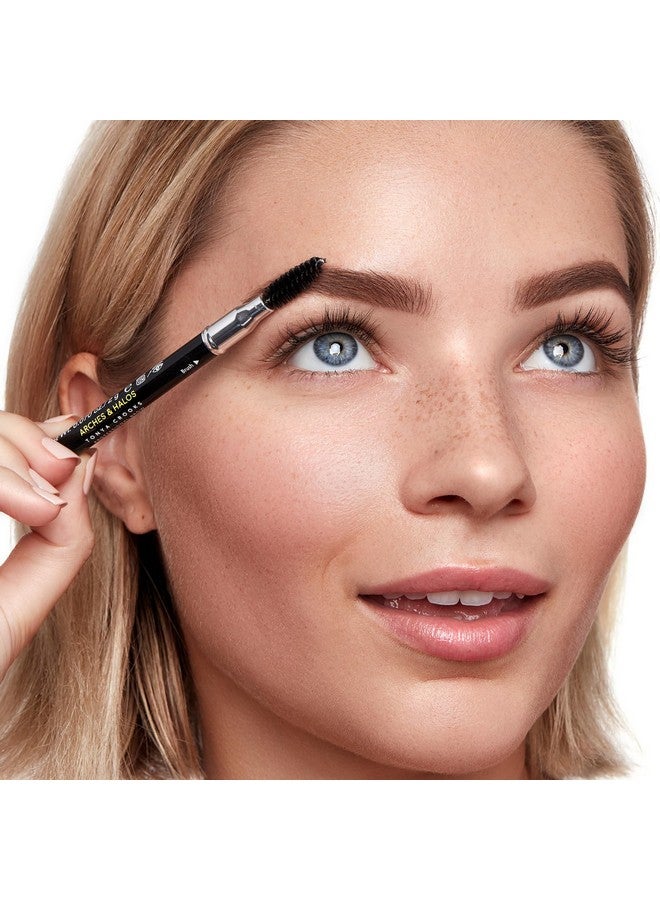 Arches & Halos Precision Brow Shaping Pencil Dual Ended Wood Pencil Buildable Pigmented Precise Brow Color Vegan And Cruelty Free Makeup Neutral Brown 0.07 Oz - Image 5