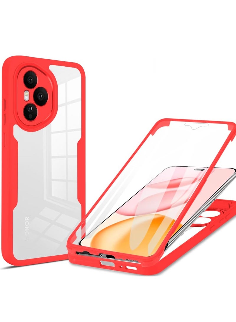 غطاء هونر 400 برو مع فيلم حماية مدمج للشاشة، يوفر حماية شاملة 360 درجة بإطار TPU متين ضد الصدمات - غطاء مثالي لهونر 400 برو.