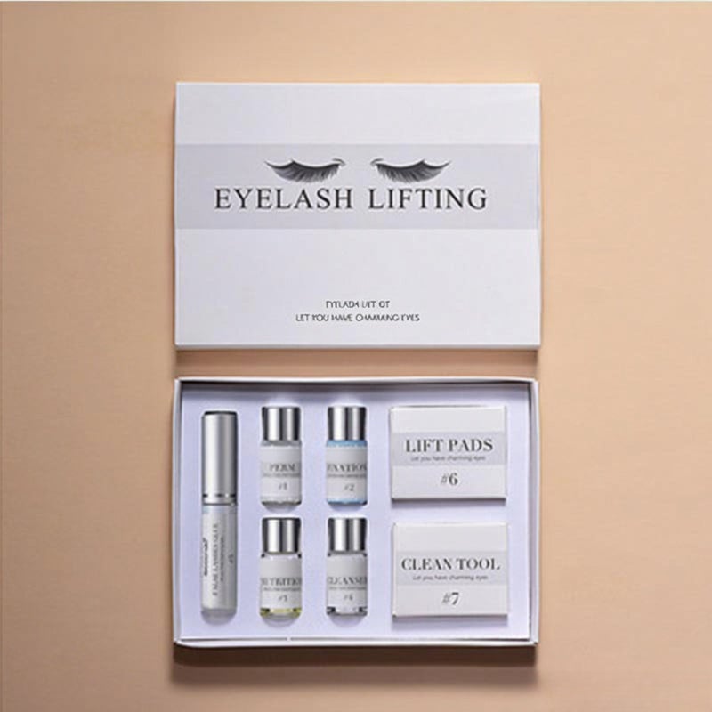 ibcccndc Lash Lift Kit Eyelash Perm Set Semi-Permanent Eyelash Perming Curling Kit with Lift Pads Cleaning Tool - Image 3