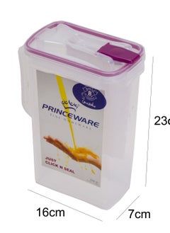 Badraig Plastic Water And Juices Jug Airtight Clear 2L  - Image 3
