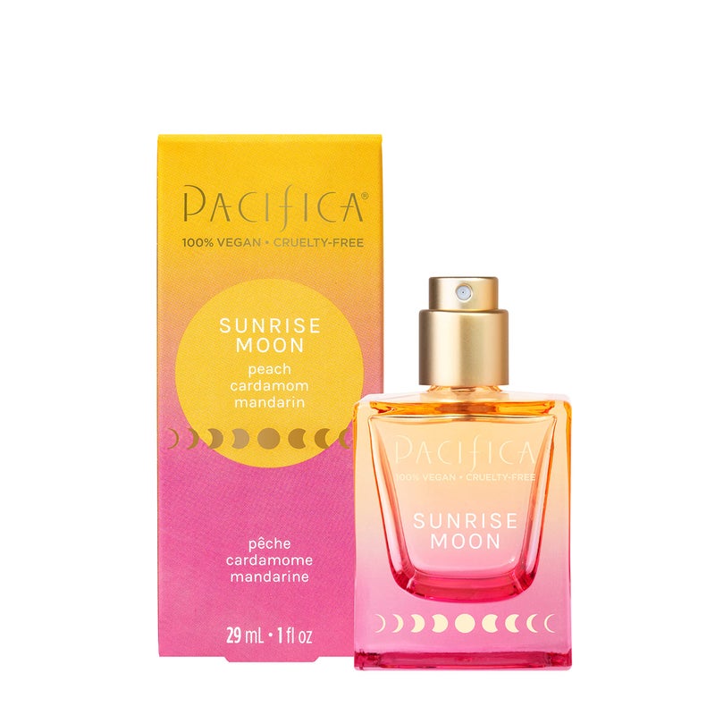Pacifica Beauty | Sunrise Moon Spray Perfume | Peach, Cardamom, Madarin Notes | Natural + Essential Oils | Clean Fragrance | Vegan + Cruelty Free | Gifts for Her, 1 Fl Oz (Pack of 1) - Image 1