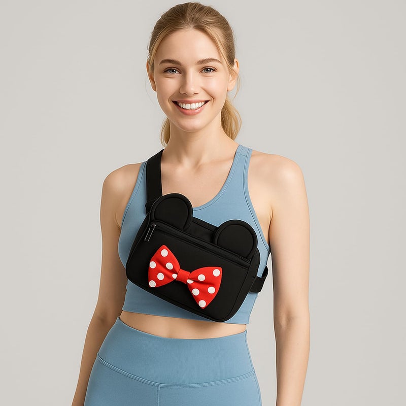 Voikukka Cute Fanny Packs for Women Cross Body Purse Small Funny Shoulder Waist Bag Cartoon Teen Girls Fanny Pack Designer Belt Bum Bag Mini Little Kid Travel Disneyland Fanny Pack - Image 2
