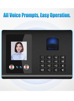 Generic Intelligent Attendance Machine Face Fingerprint Password Recognition Mix Biometric Time Clock for Employees with Voice Broadcast Function Support Multi-language  - Image 5