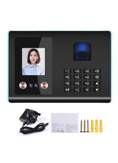 Generic Intelligent Attendance Machine Face Fingerprint Password Recognition Mix Biometric Time Clock for Employees with Voice Broadcast Function Support Multi-language  - Image 1