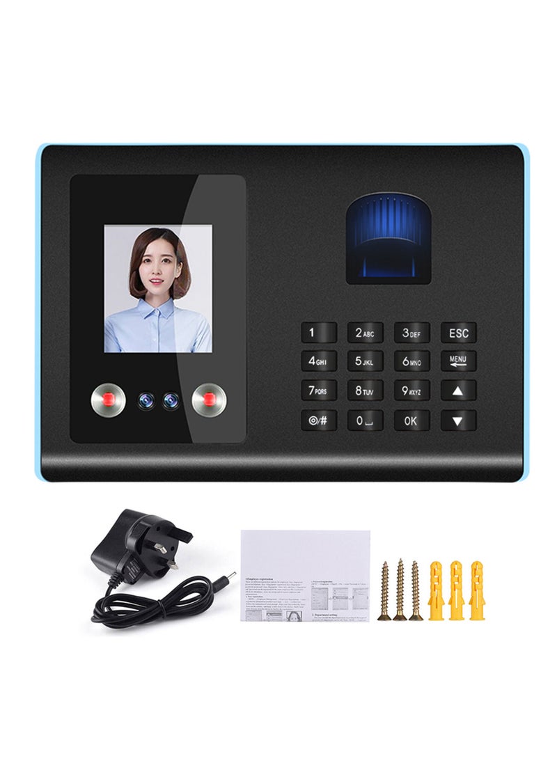 Generic - Intelligent Attendance Machine Face Fingerprint Password Recognition Mix Biometric Time Clock for Employees with Voice Broadcast Function Support Multi-language - Image 1