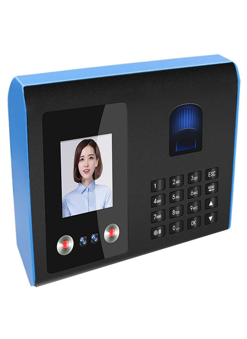 Generic - Intelligent Attendance Machine Face Fingerprint Password Recognition Mix Biometric Time Clock for Employees with Voice Broadcast Function Support Multi-language - Image 1