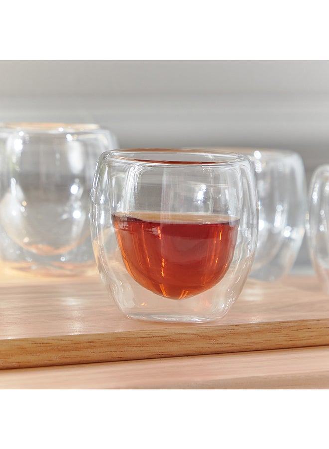Home Box Sip Savor 4-Piece Double Wall Cup Set 80 ml  - Image 1