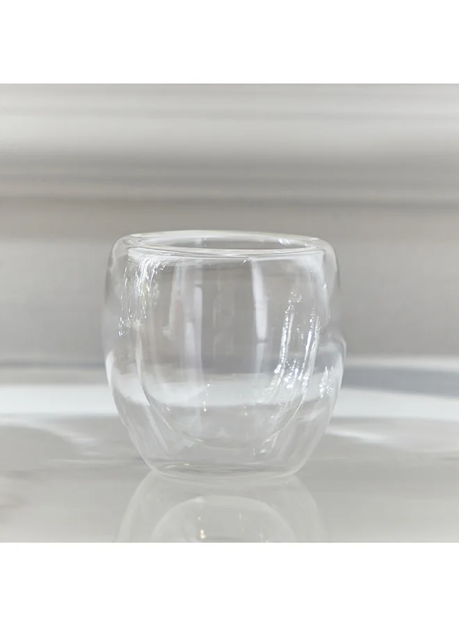 Home Box Sip Savor 4-Piece Double Wall Cup Set 80 ml